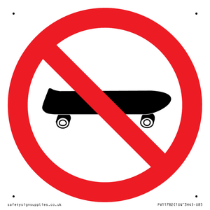 P924 Prohibition: No skateboarding